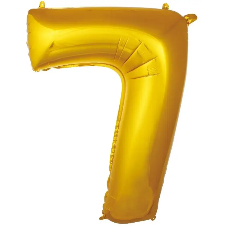 16" Rakam Folyo ( 7 ) Gold Renk toptan parti malzemesi