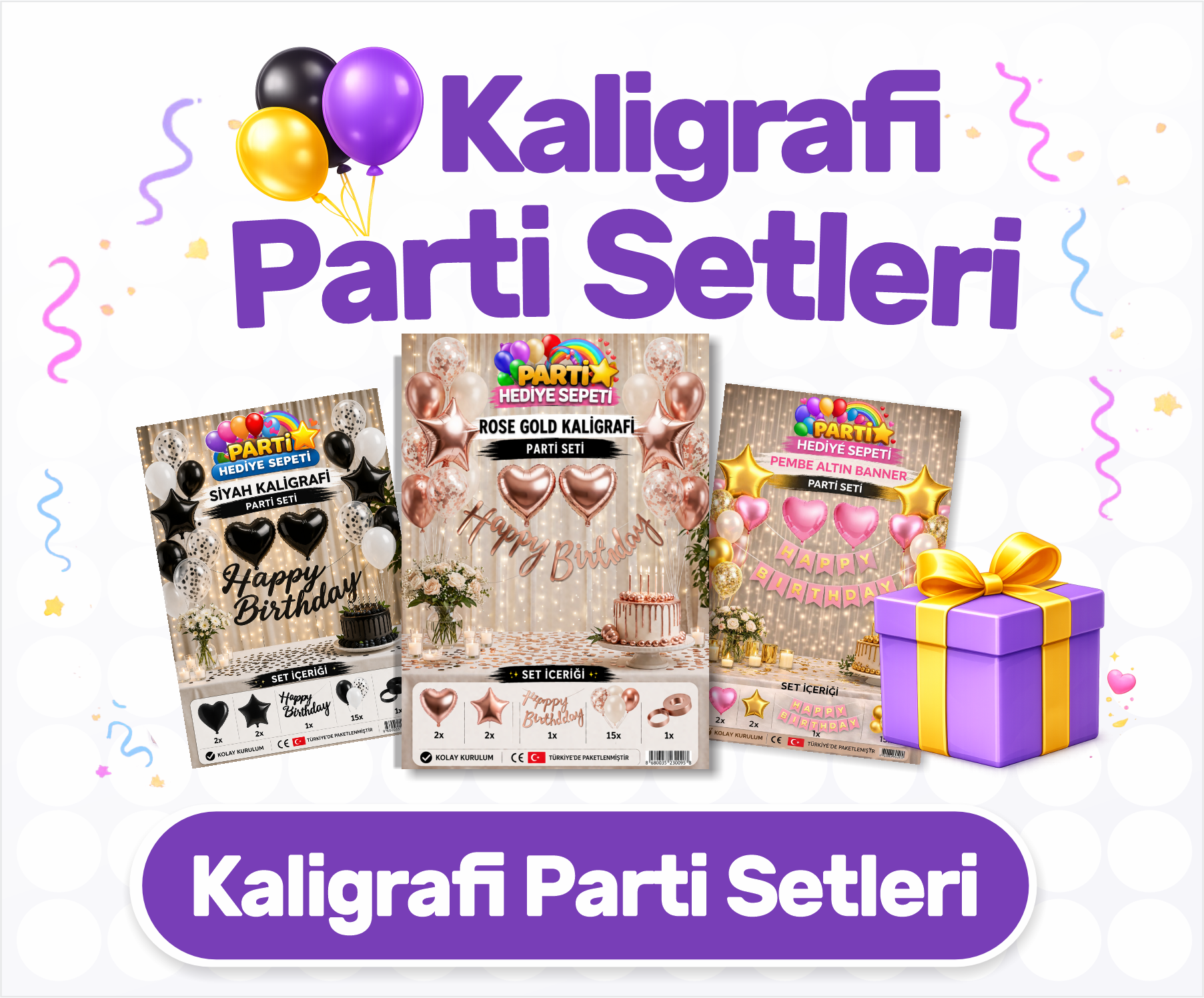 Kaligrafi Parti Setleri