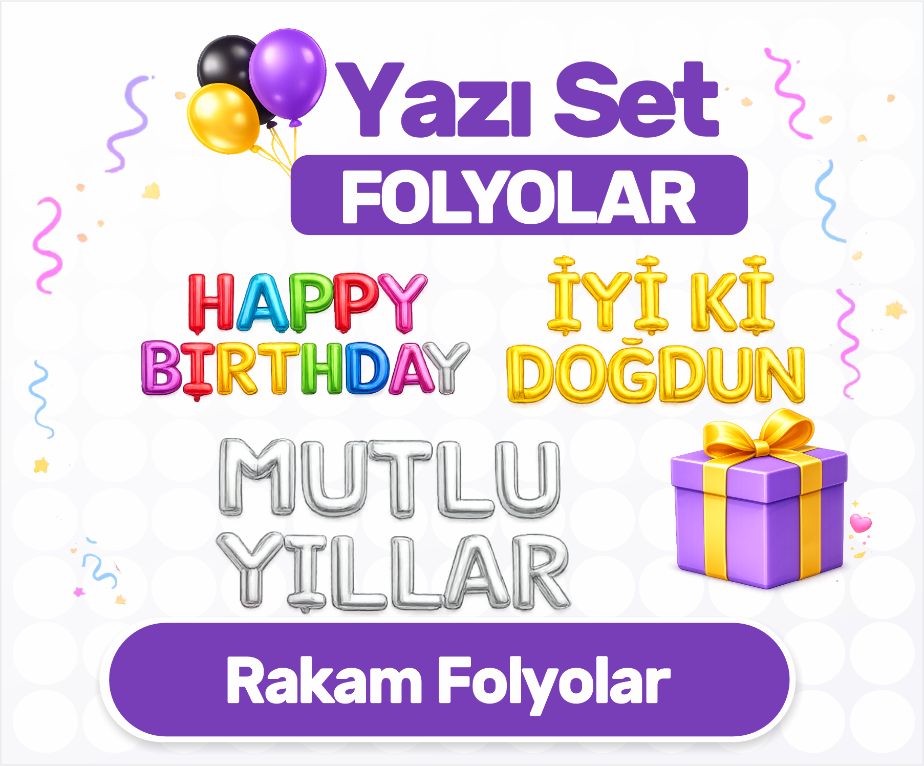 Yazı Set Folyolar