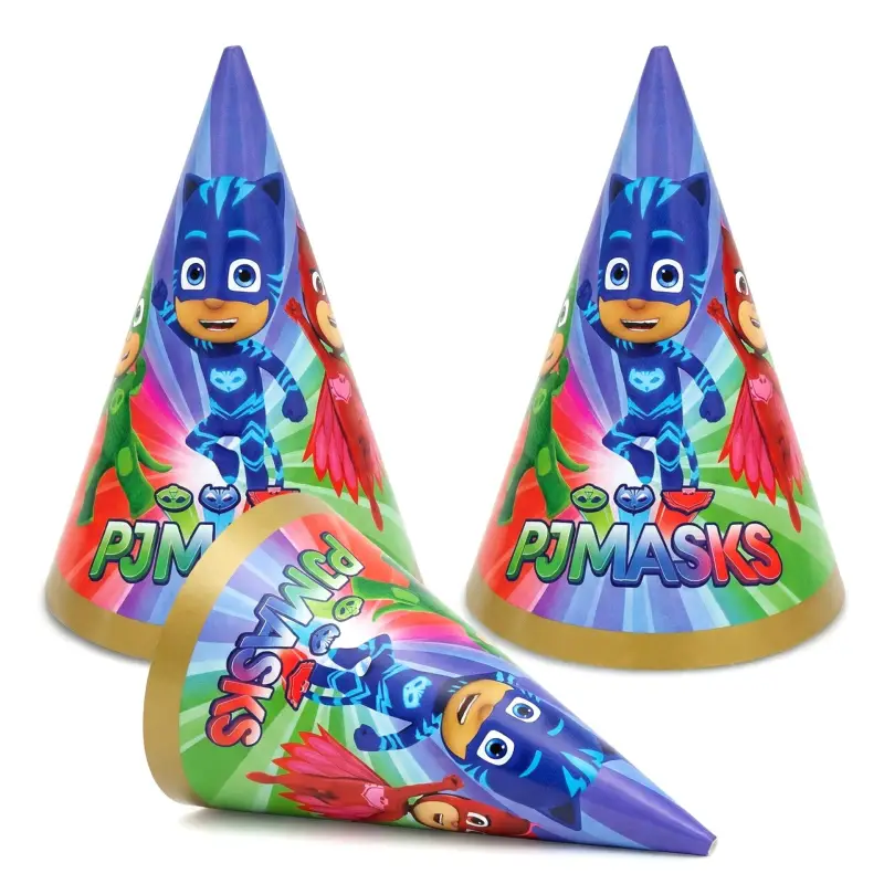ŞAPKA PJ MASKS 8 Lİ - Toptan Parti Malzemesi