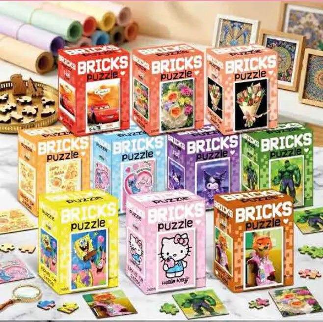 Bricks Puzzle Mini Blok Puzzle - Toptan Parti Malzemesi