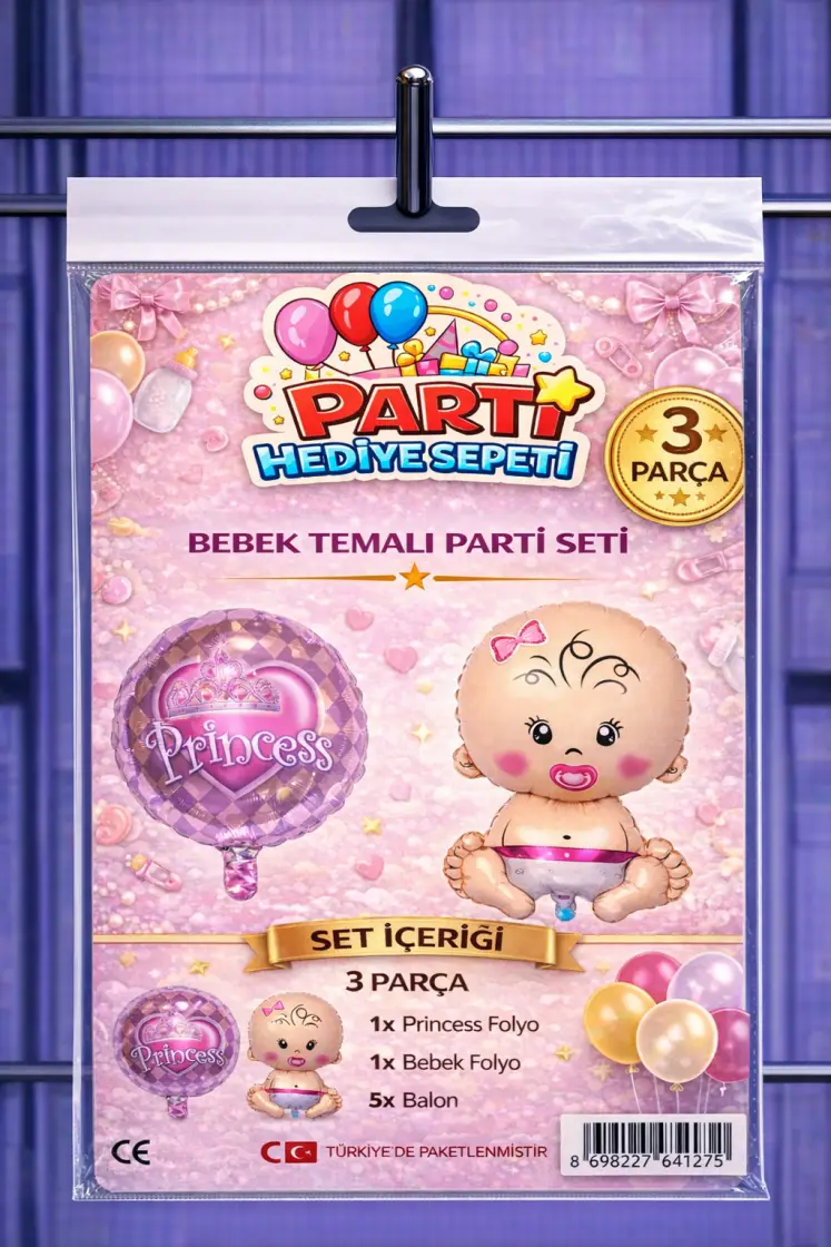 Bebek Temalı Mini Parti Seti toptan parti malzemesi