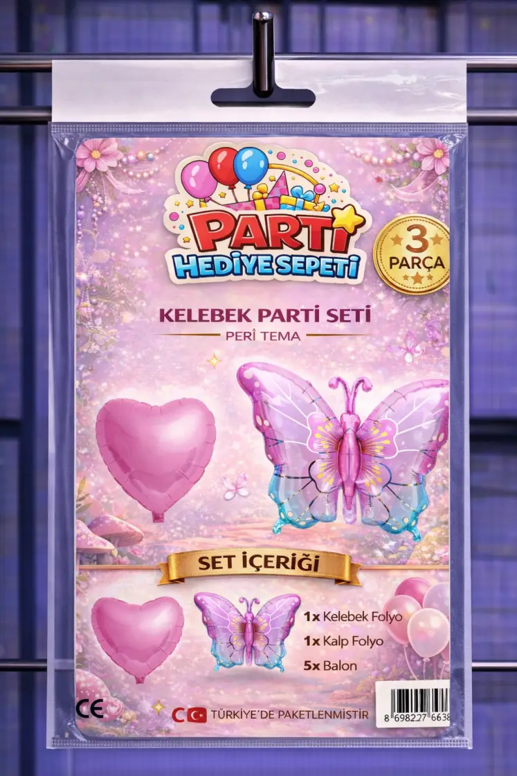 Kelebek Mini Parti Seti toptan parti malzemesi