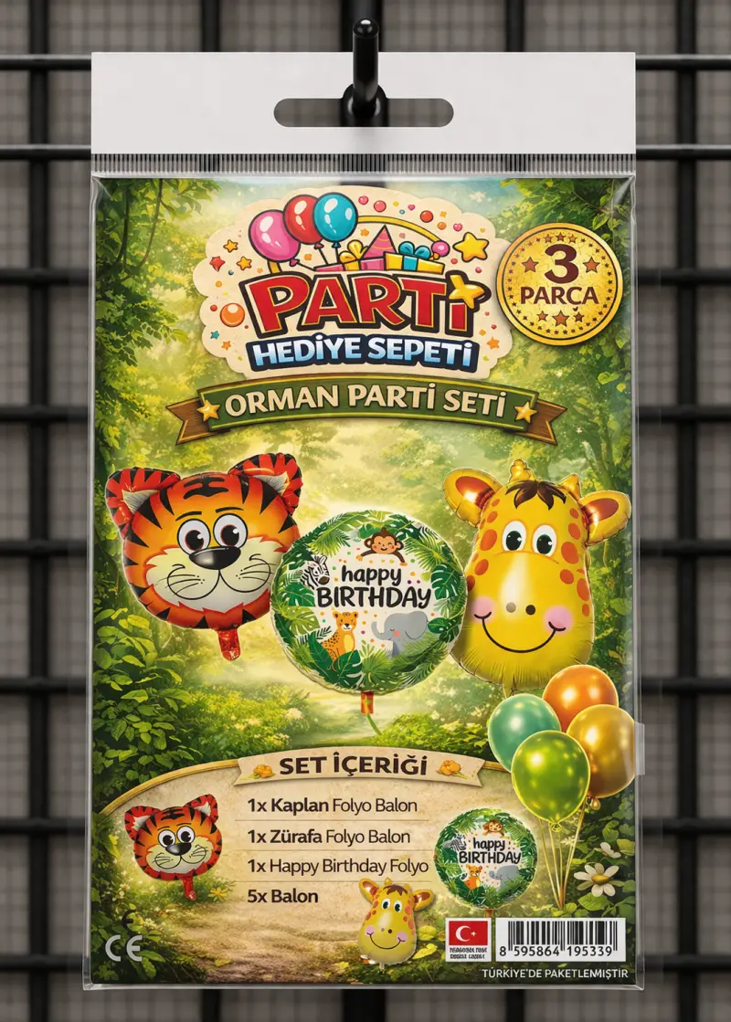 Safari Kafalar Mini Parti Seti toptan parti malzemesi