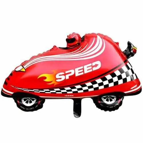 Speed Kırmızı Araba Folyo toptan parti malzemesi