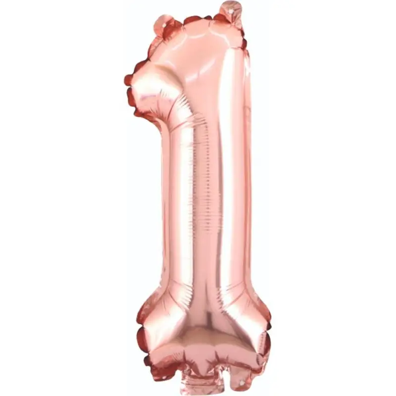 34" Rakam Folyo  ( 1 ) Rose Gold Renk toptan parti malzemesi