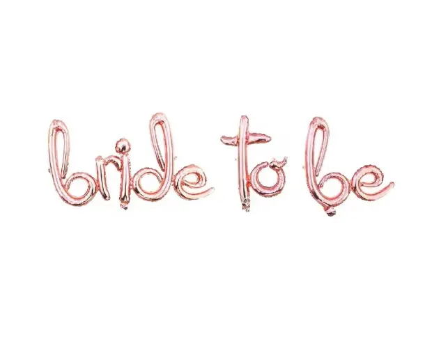 16'' Bride To Be Rose İmza Folyo toptan parti malzemesi