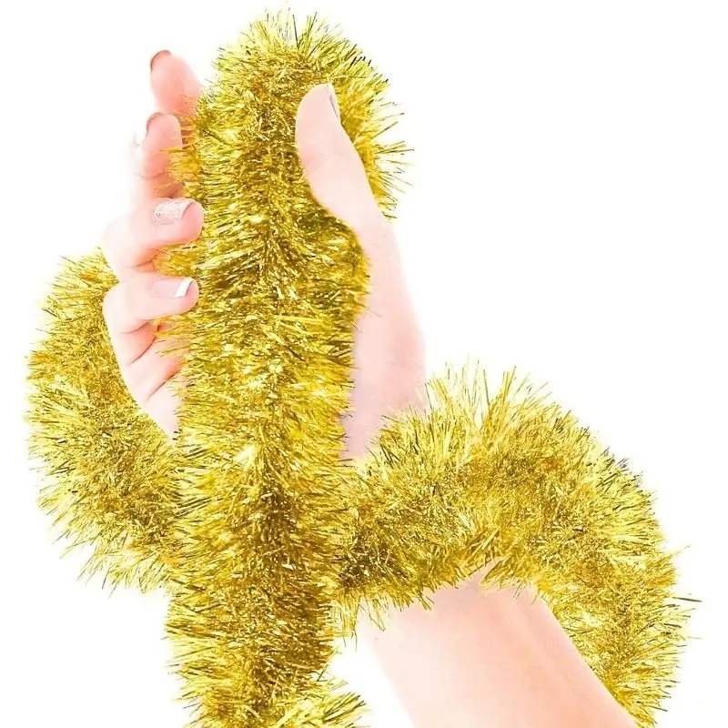 2 MT METALİZE GOLD SİM SÜS 6,5cm toptan parti malzemesi