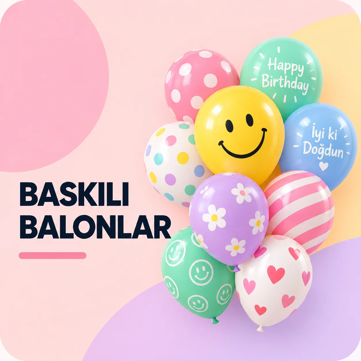 BASKILI BALONLAR