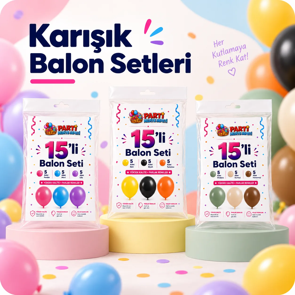 Karışık Balon Setleri