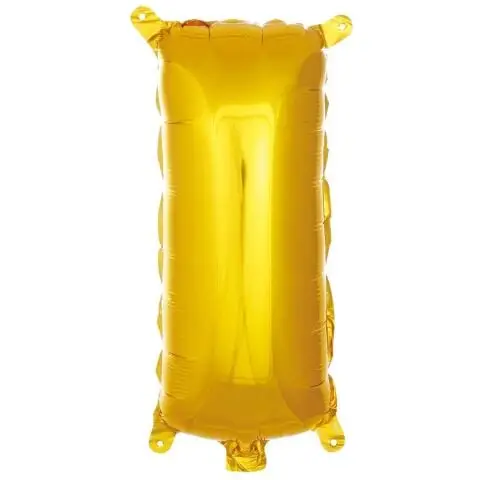 I- HARF 16 İNC GOLD RENK BALON 36 CM - Toptan Parti Malzemesi