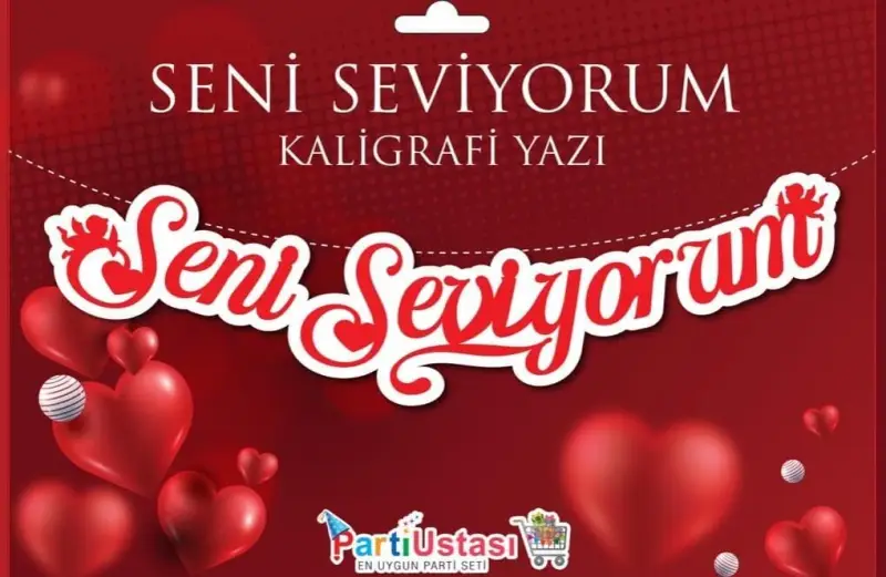 KOREOGRAFİ YENİ BANNER SENİ SEVİYORUM - Toptan Parti Malzemesi