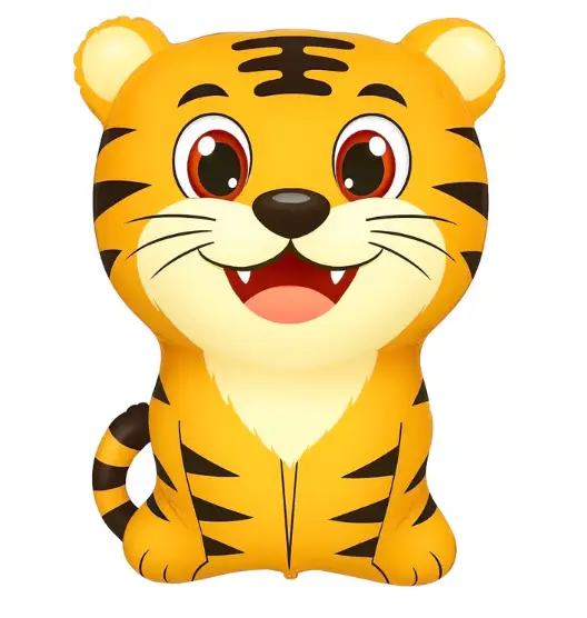 Gülen Kaplan Folyo - Toptan Parti Malzemesi