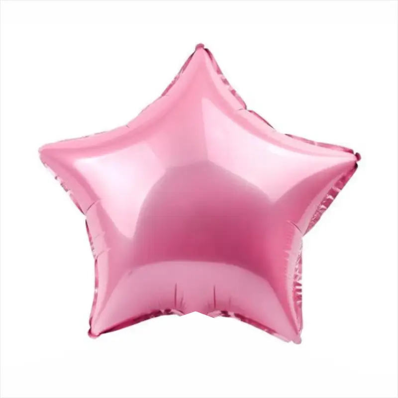 Pembe Yıldız Folyo - Toptan Parti Malzemesi