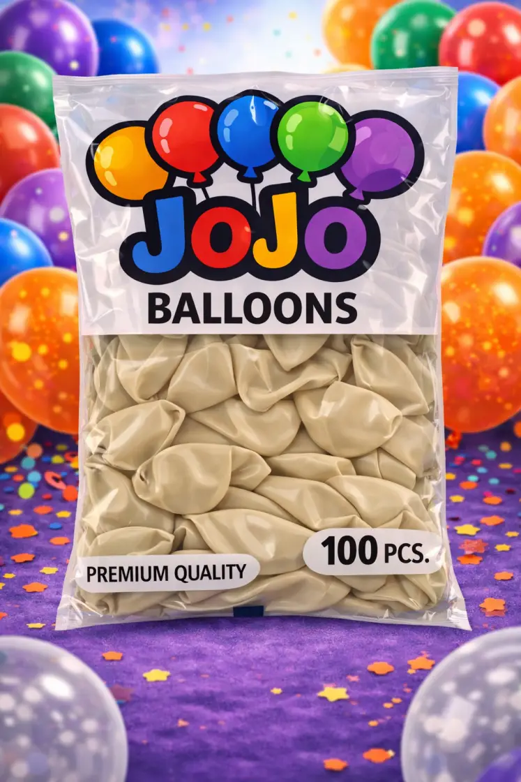 JoJo Kum Beji Balon 100’lü Paket - Toptan Parti Malzemesi