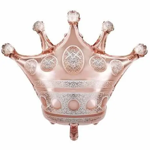 Kral Taç Rosegold Folyo - Toptan Parti Malzemesi