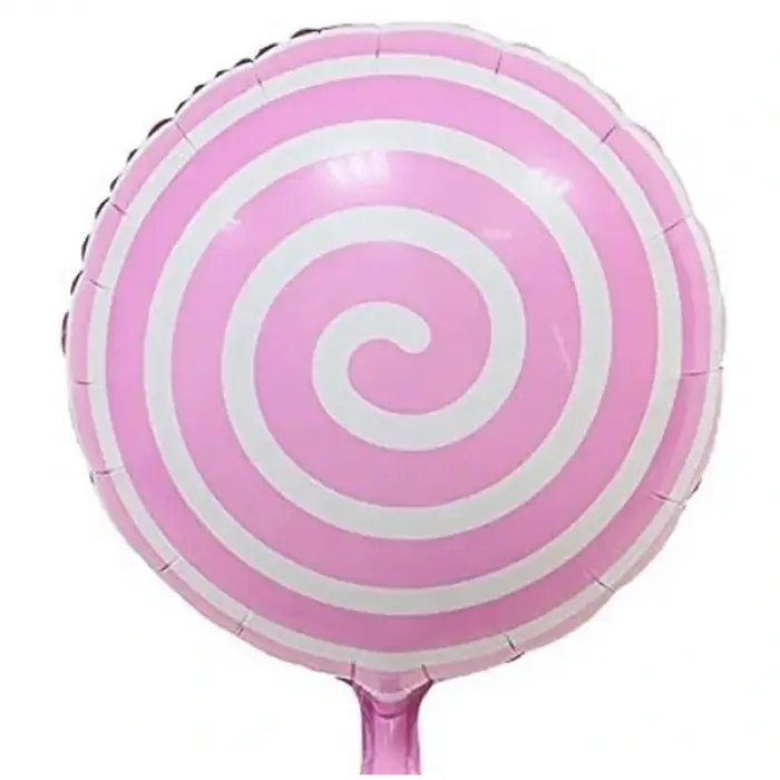 Sprial Şeker Folyo (Pembe) - Toptan Parti Malzemesi