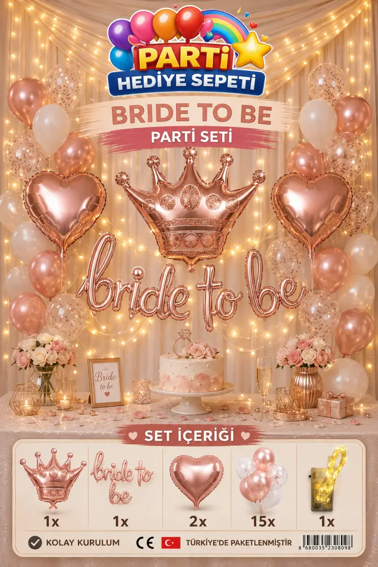 Bride To Be SET01 - Toptan Parti Malzemesi