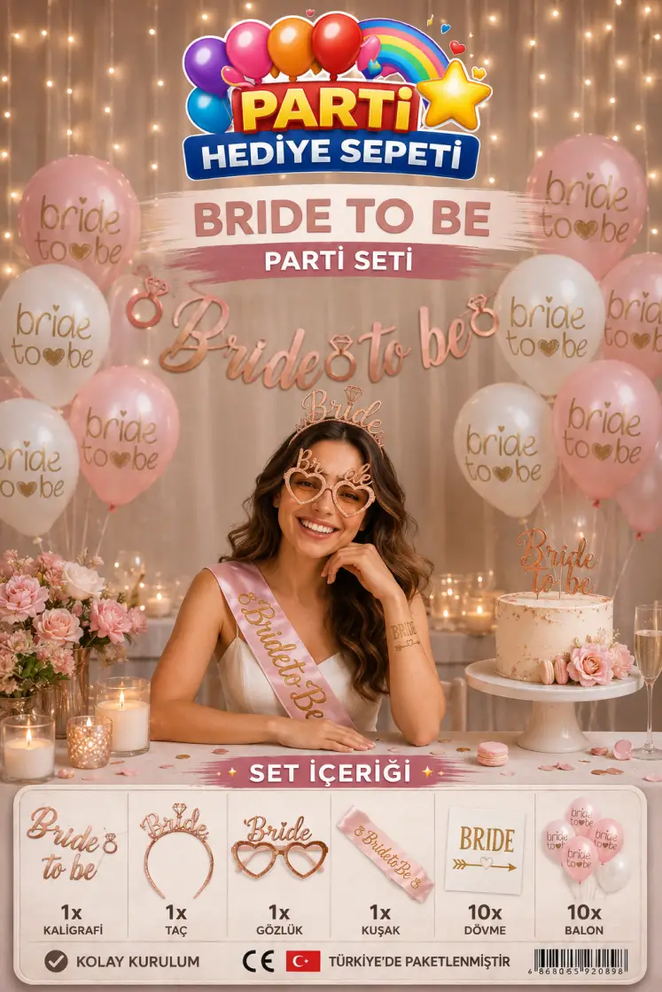 Bride To Be SET02 - Toptan Parti Malzemesi