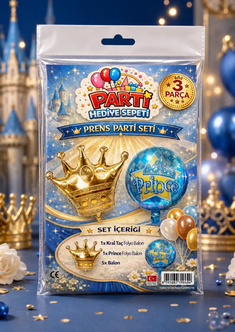 Prens Temalı Mini Parti Seti