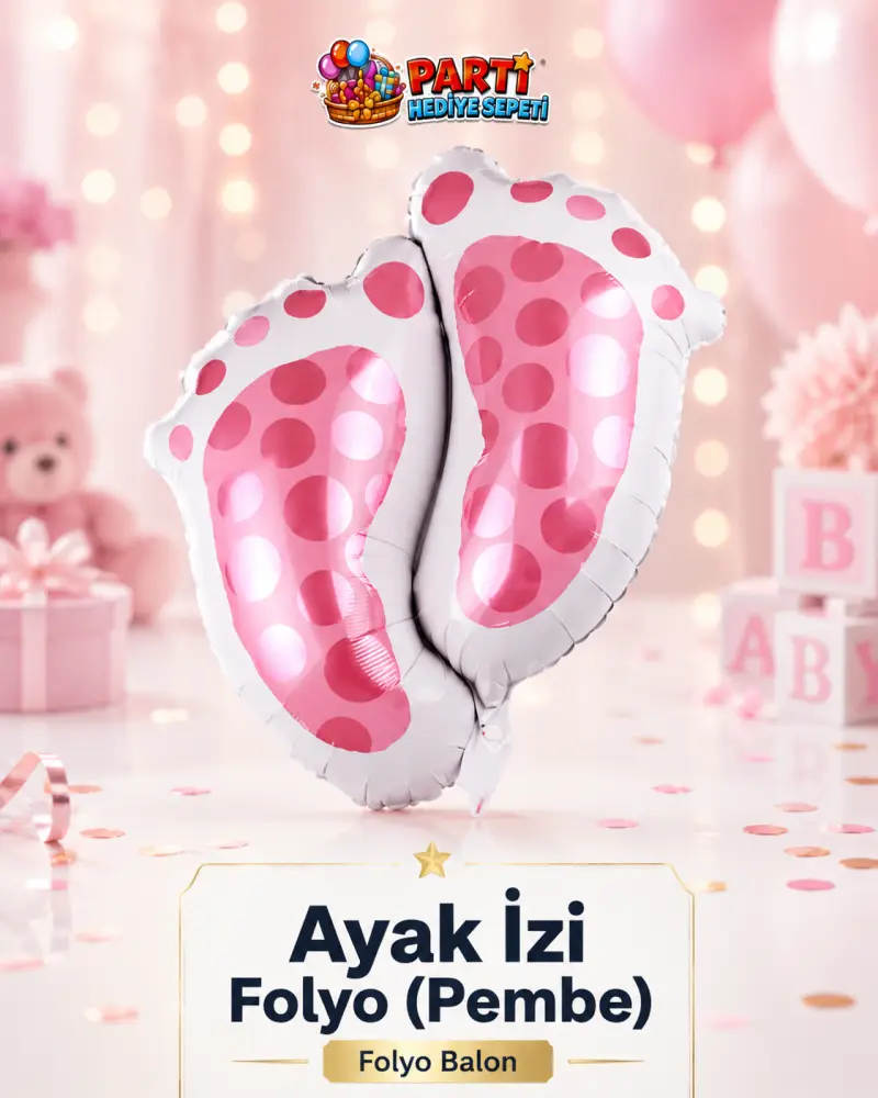 Ayak İzi Folyo (Pembe)