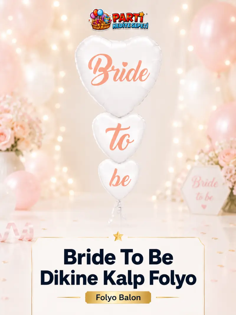 Bride To Be Dikine Kalp Folyo