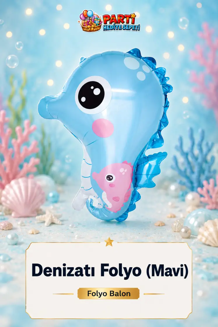 Deniz Atı Folyo (Mavi)
