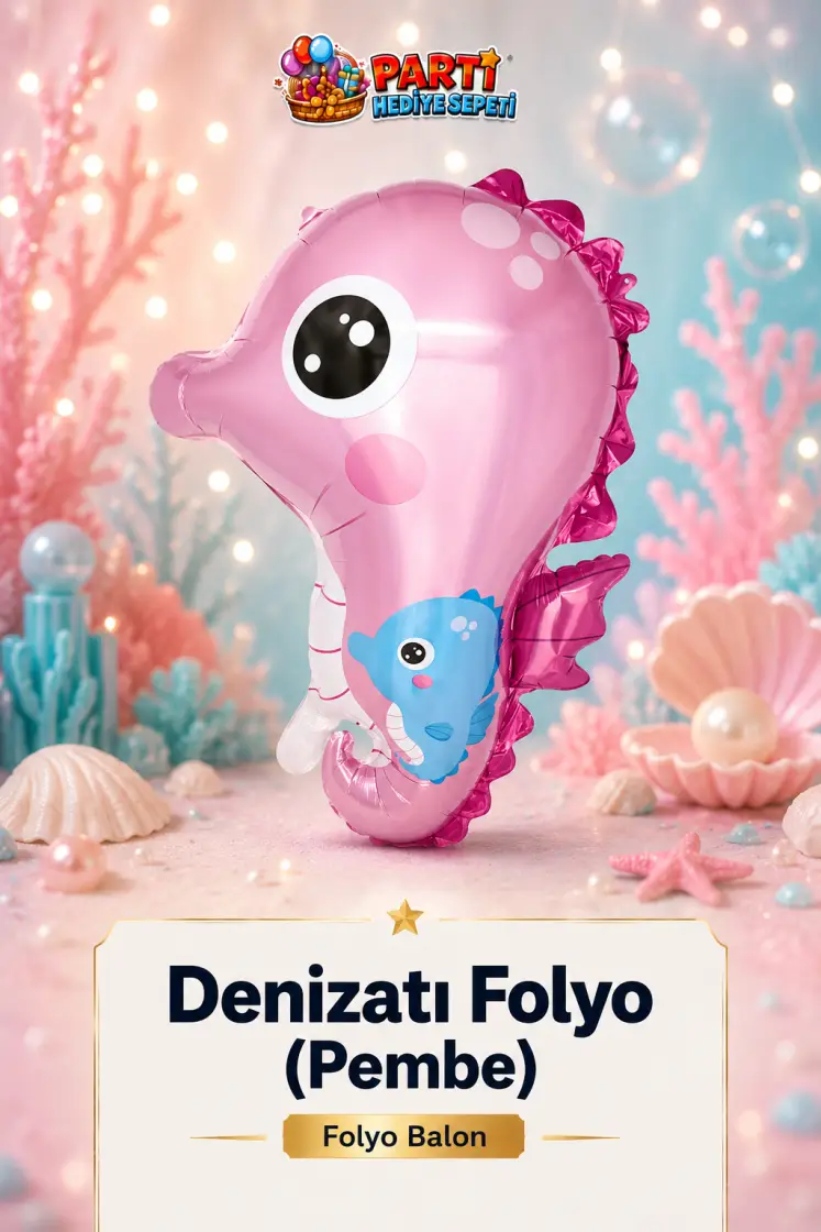 Deniz Atı Folyo (Pembe)