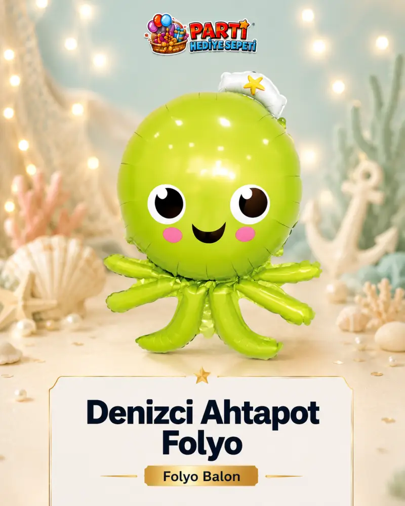 Ahtapot Folyo (Yeşil)