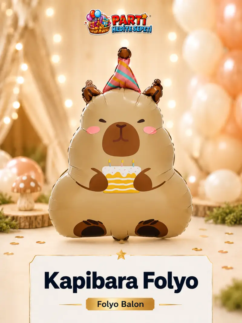 Kapibara Folyo - Toptan Parti Malzemesi