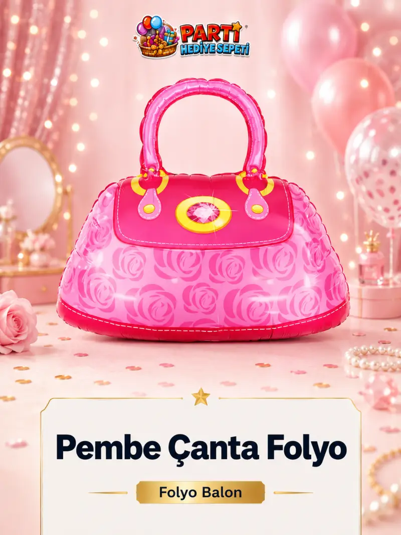 Pembe Çanta Folyo