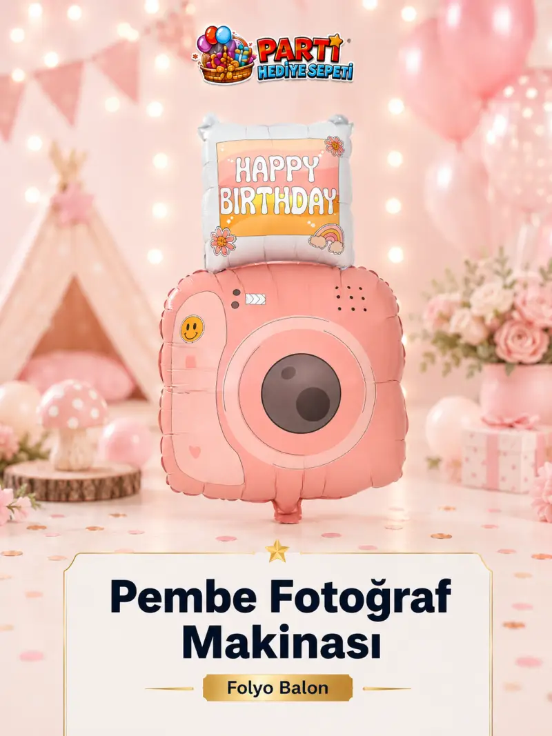 Pembe Fotoğraf Makinası
