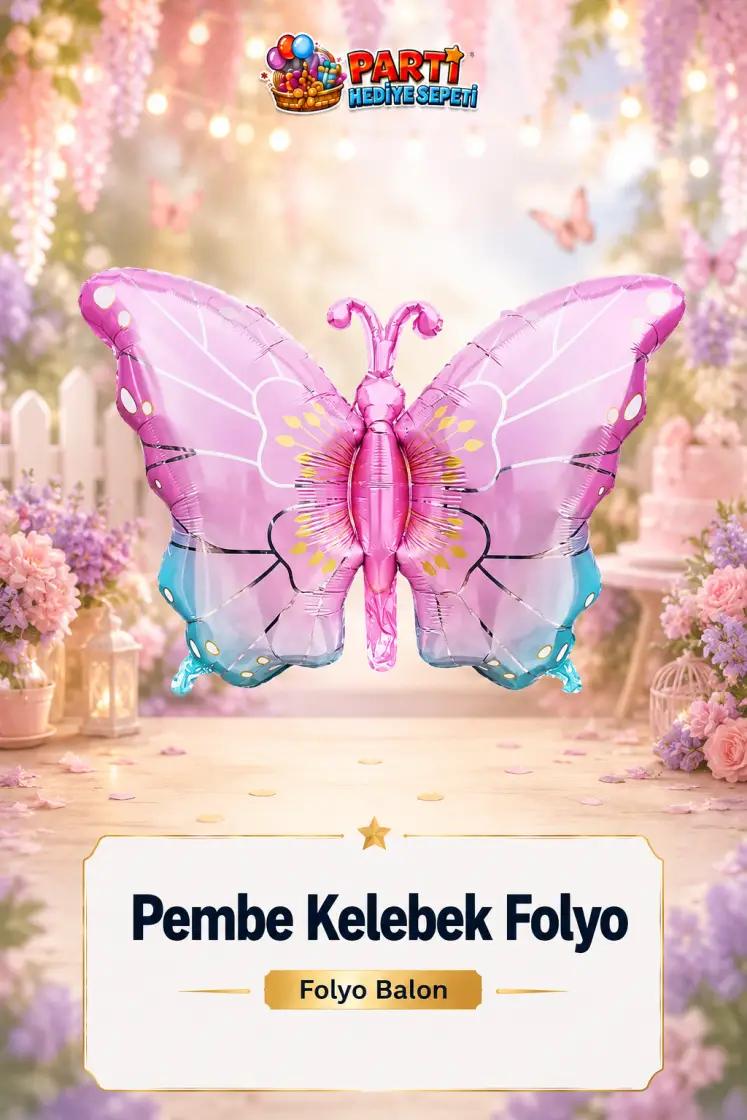 Pembe Kelebek Folyo