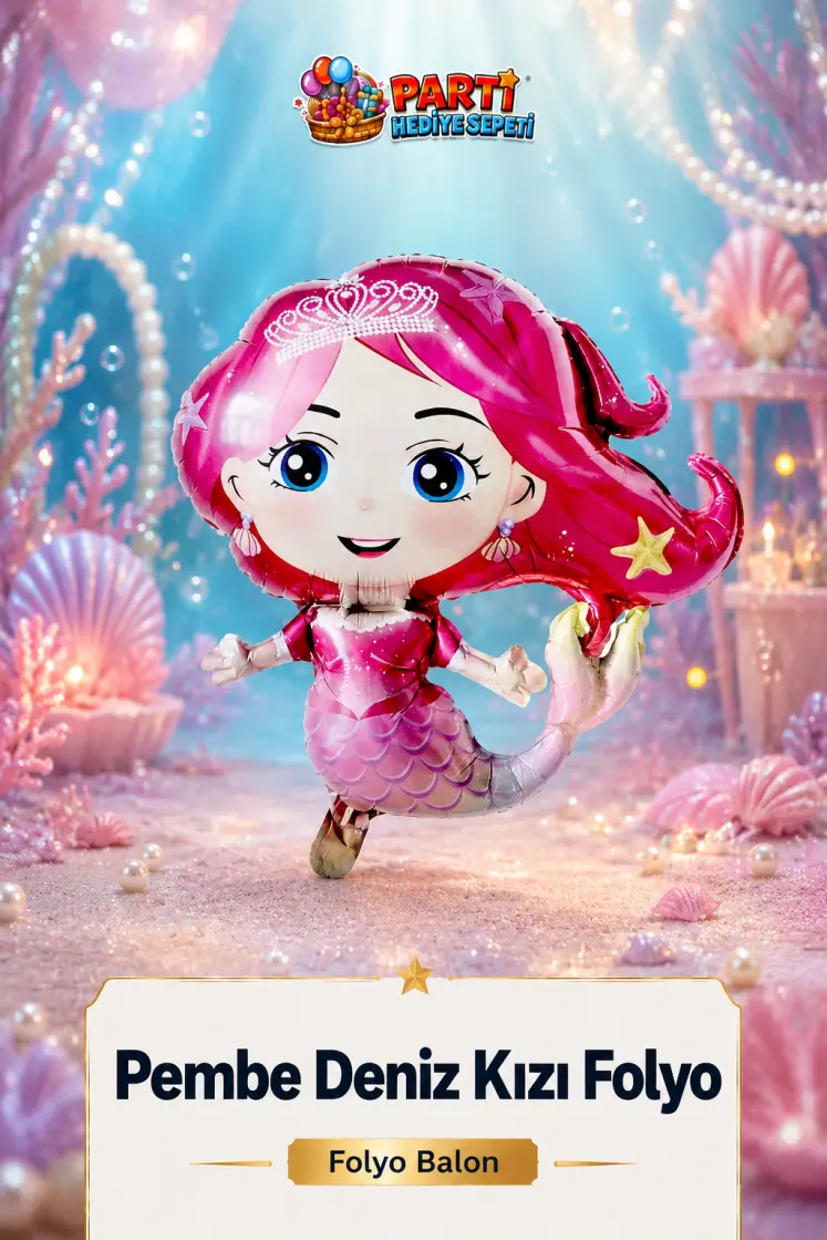 Pembe Deniz Kızı Folyo