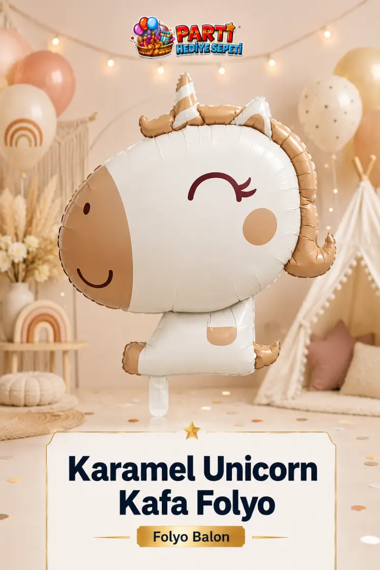 Karamel Unicorn Kafa Folyo
