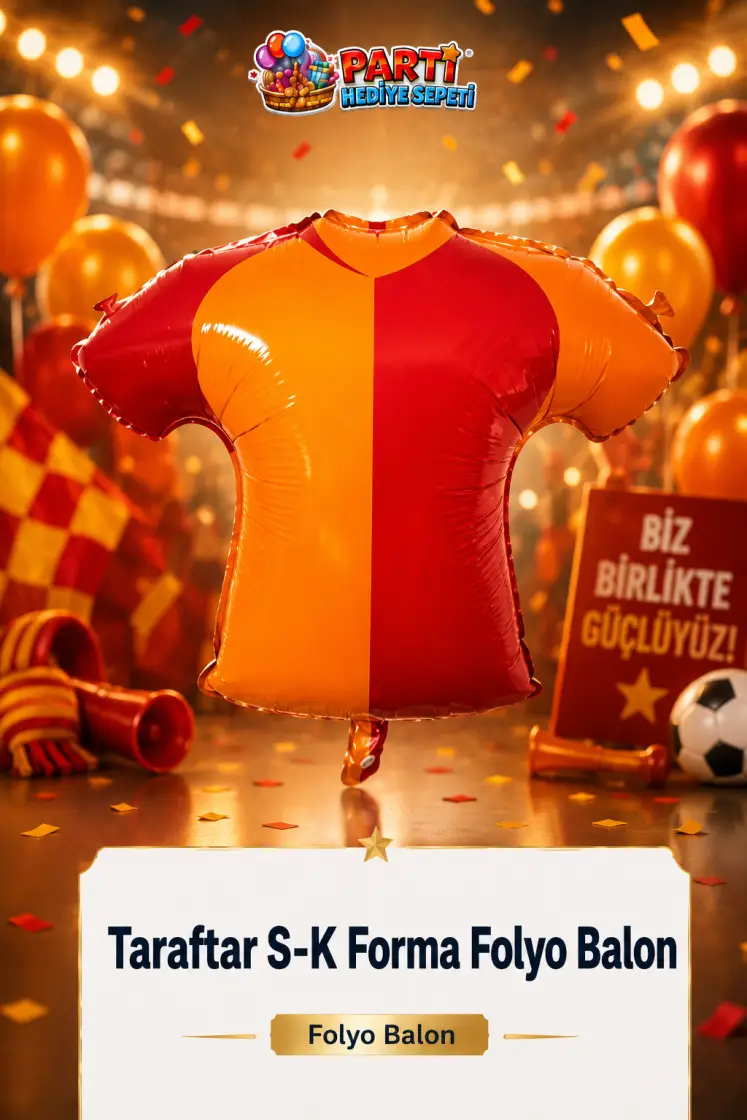 Taraftar S-K Forma Folyo Balon