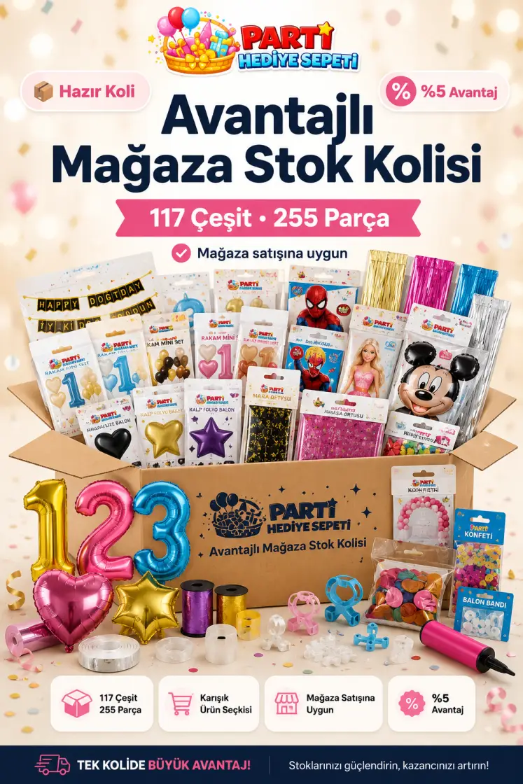 Başlangıç Mağaza Stok Paketi toptan parti malzemesi
