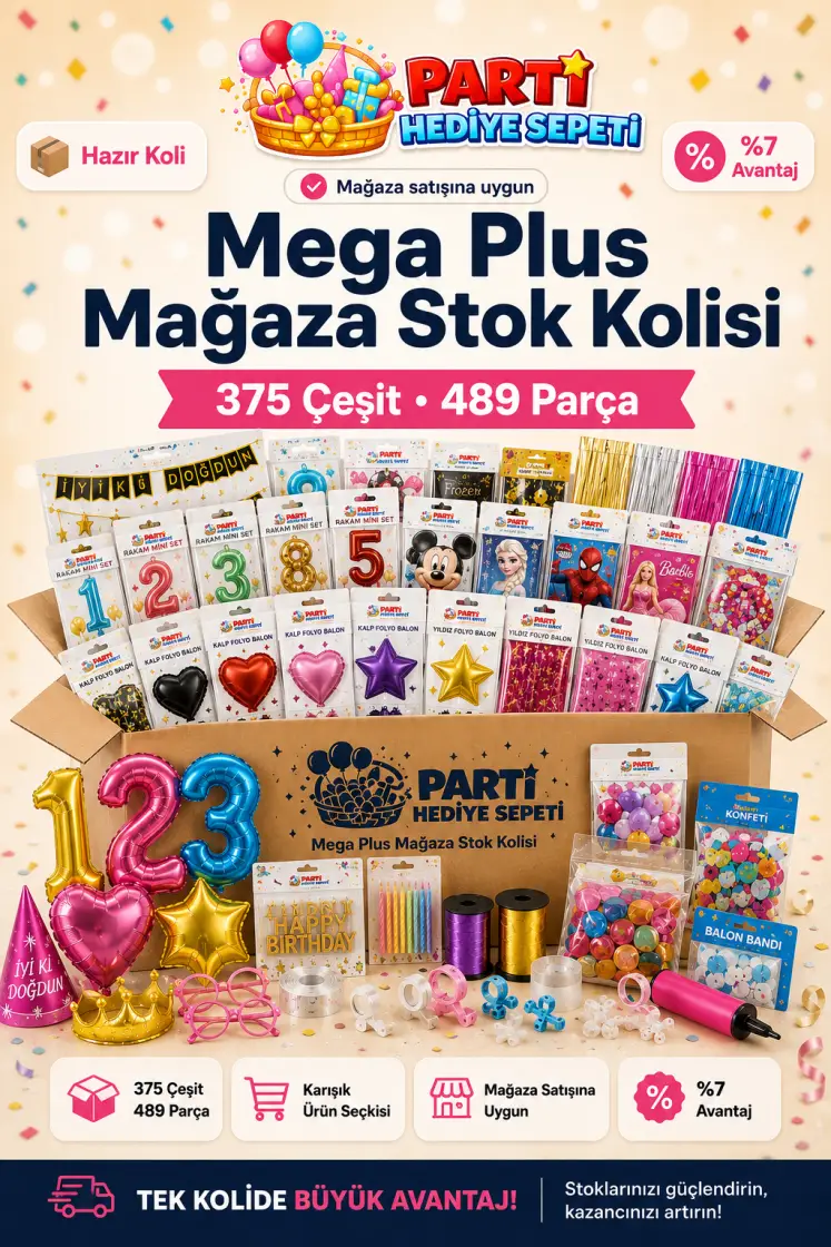 Mega Mağaza Stok Paketi toptan parti malzemesi