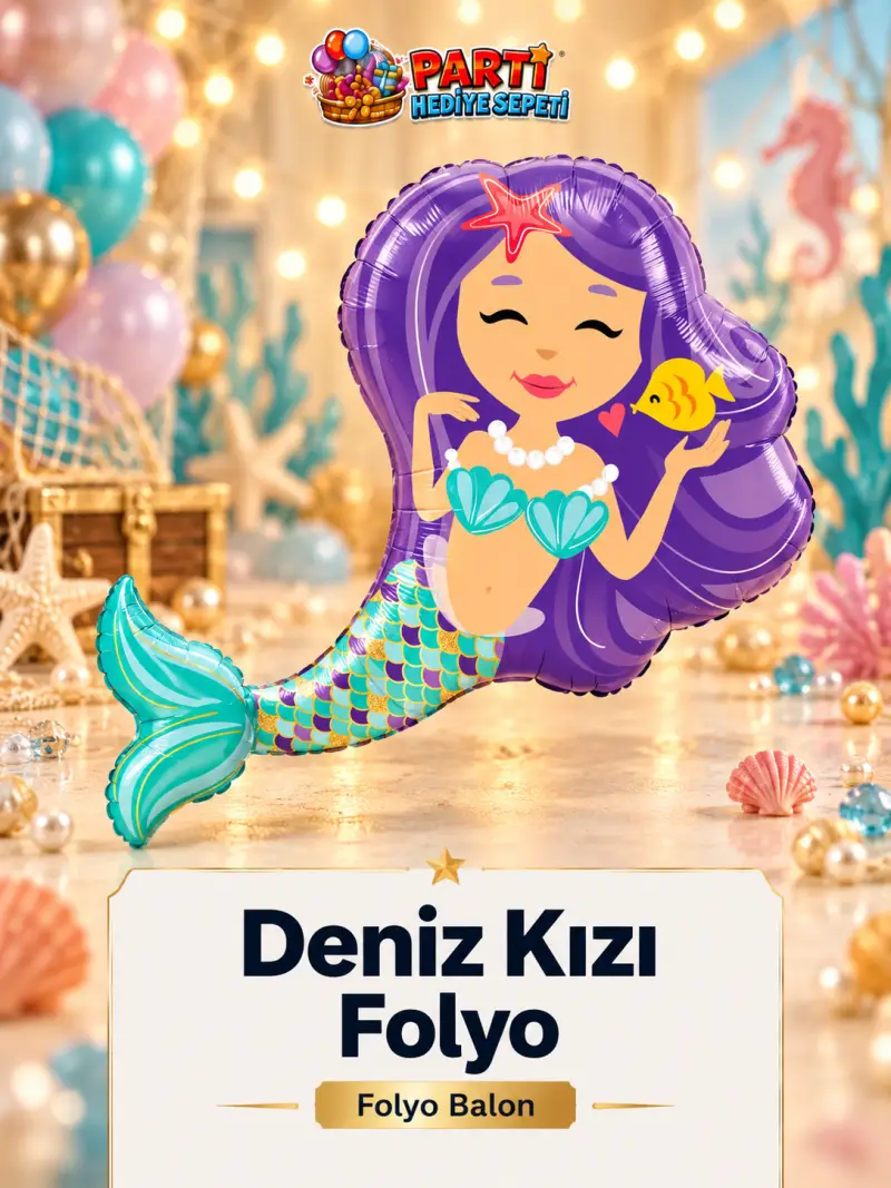 Mor Deniz Kızı Folyo